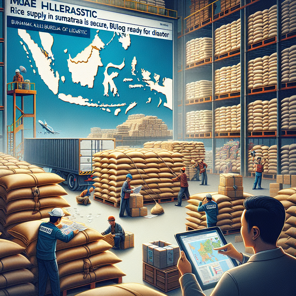 Pasokan Beras Sumatera Aman, Bulog Siaga Bencana