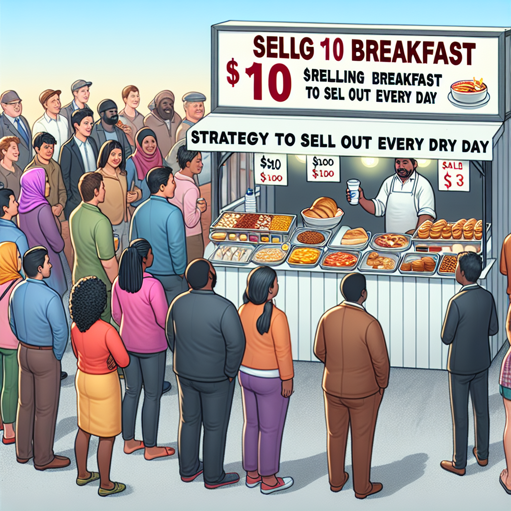 Strategi Jualan Sarapan Rp10 Ribu agar Laris Tiap Hari
