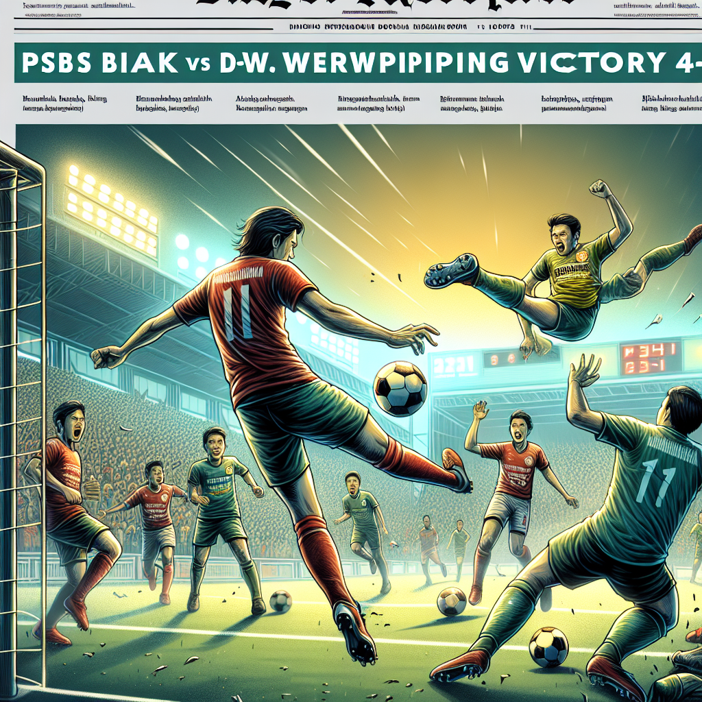 PSBS Biak vs Bhayangkara FC: Menang Telak 4-1