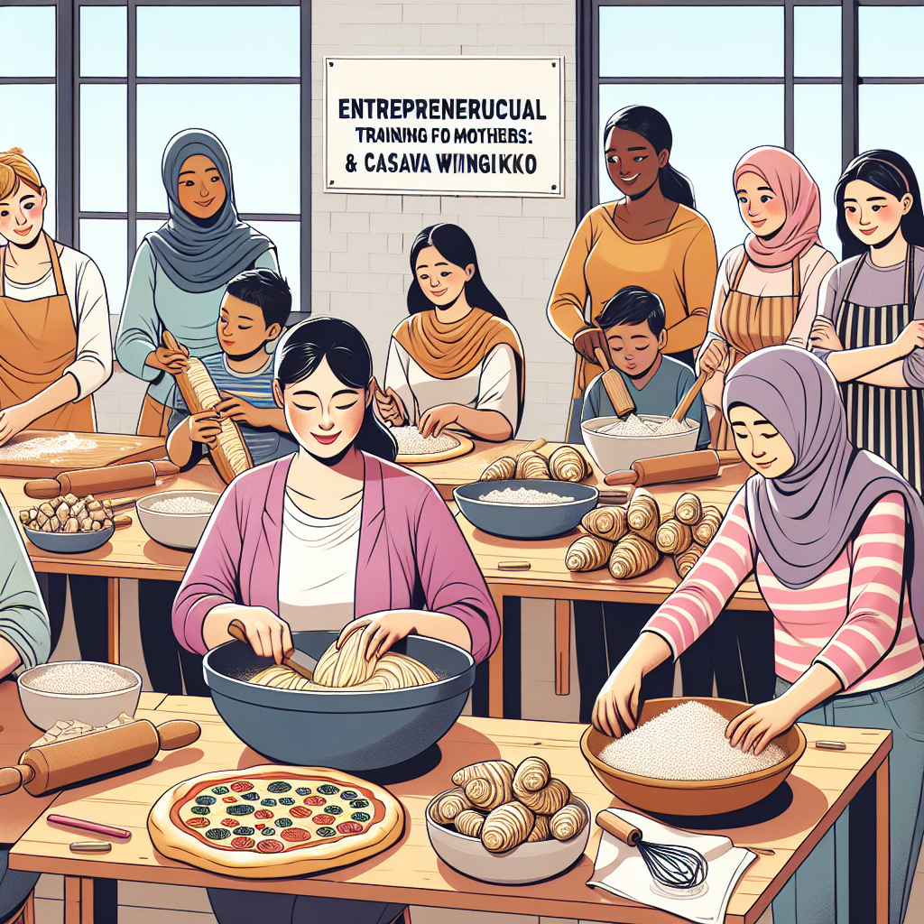 Pelatihan UMKM untuk Ibu-Ibu: Pizza & Wingko Singkong