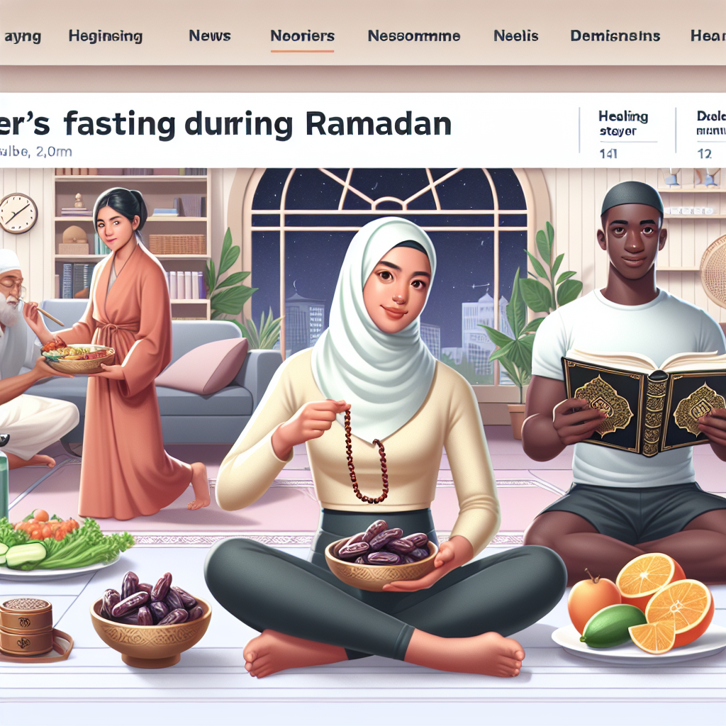 Tips Puasa Ramadan bagi Pemula Agar Tetap Bugar