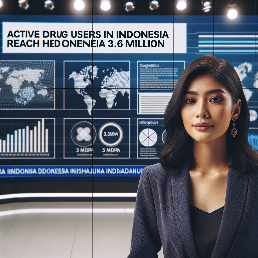 Pengguna Narkotika Aktif di Indonesia Tembus 3,6 Juta