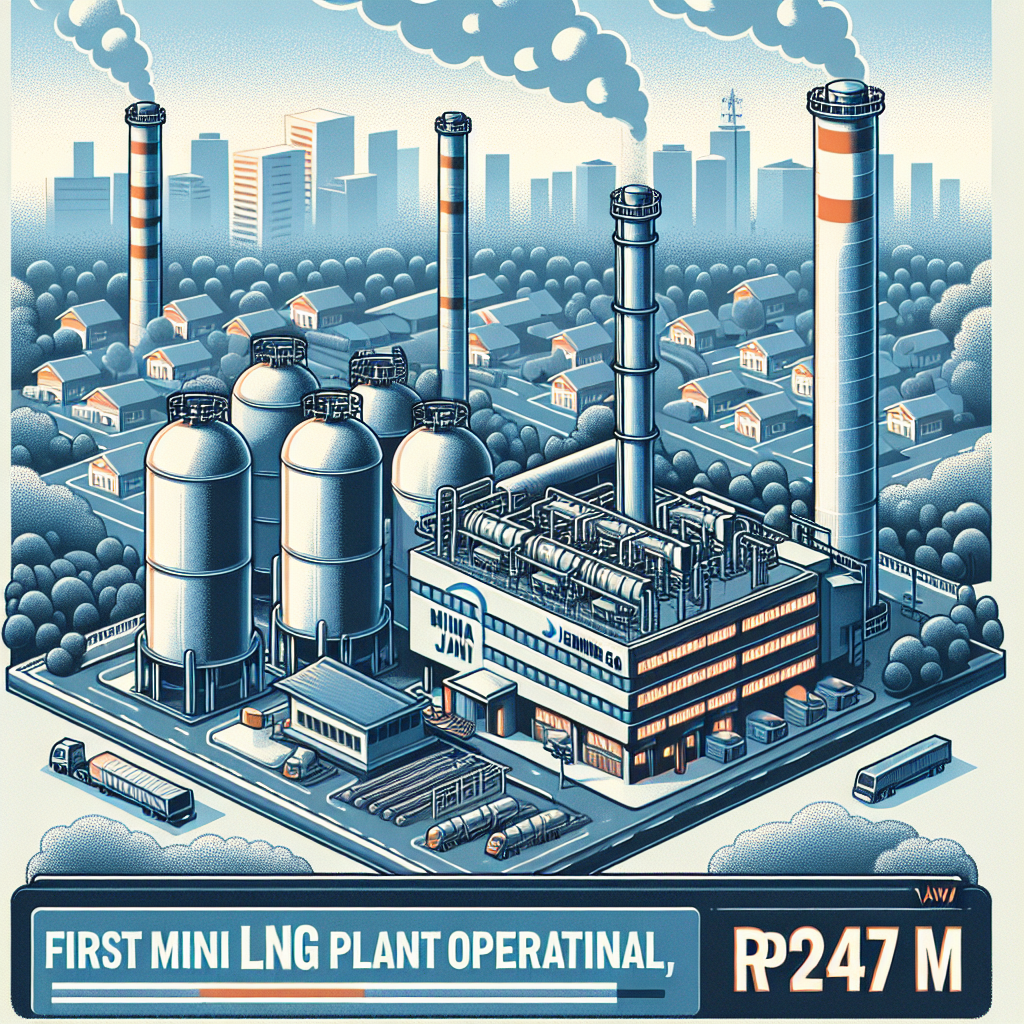 Kilang Mini LNG Pertama di Jawa Beroperasi, Rp247 M